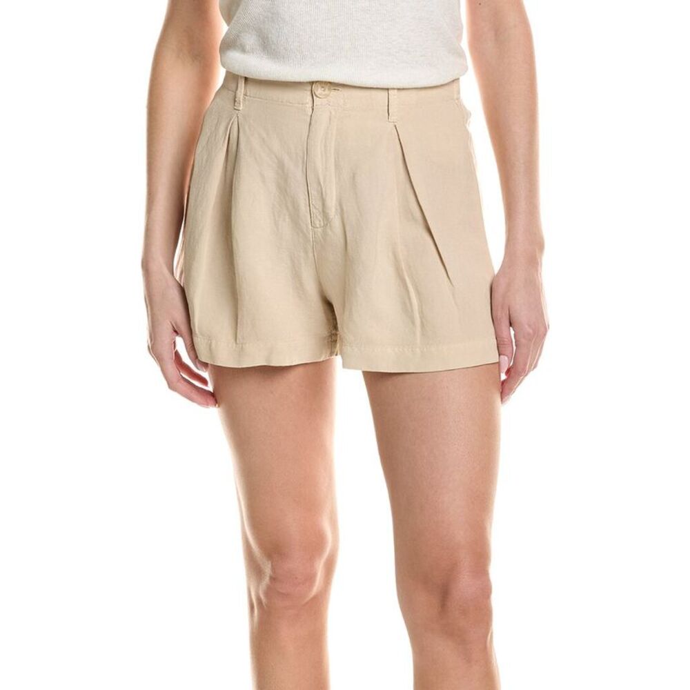 Bella Dahl Womens  Linen-Blend Culotte Short